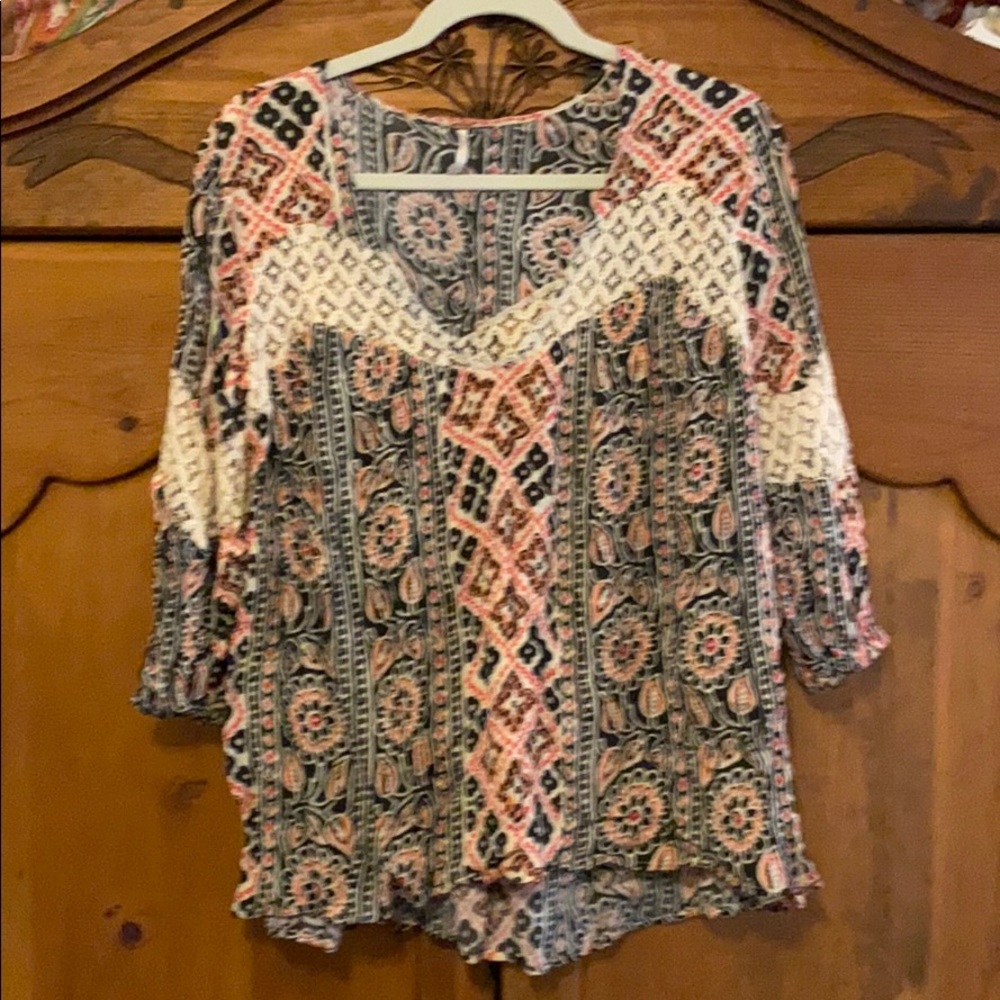 Free People Boho Shirt